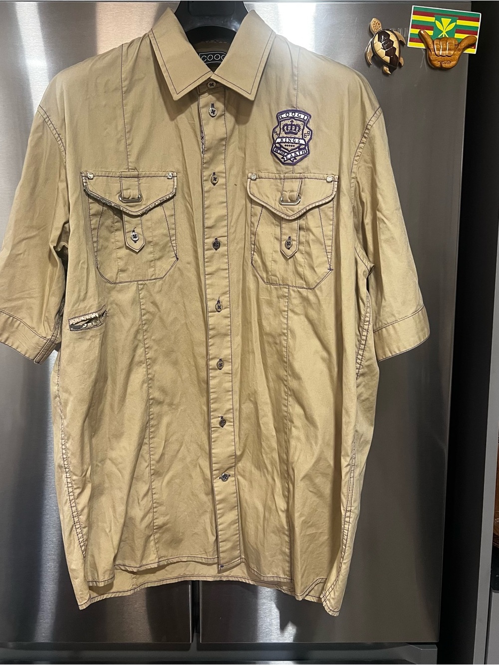 COOGI Khaki Short-Sleeve Shirt
